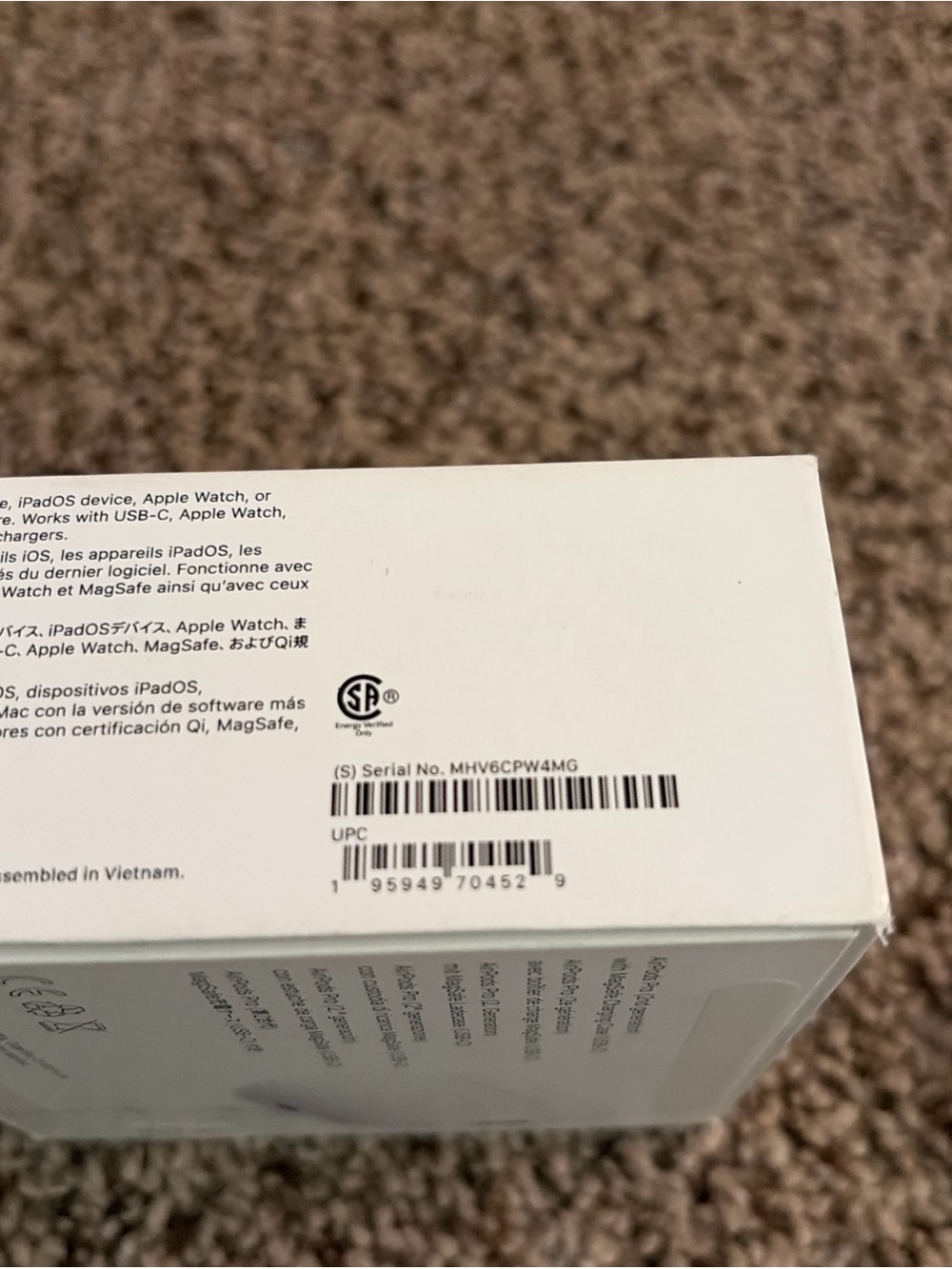 Apple Airpods Pro 2nd Generation Gen 2 with Magsafe USB-C Charging-Model A3048 - Picture 4 of 16